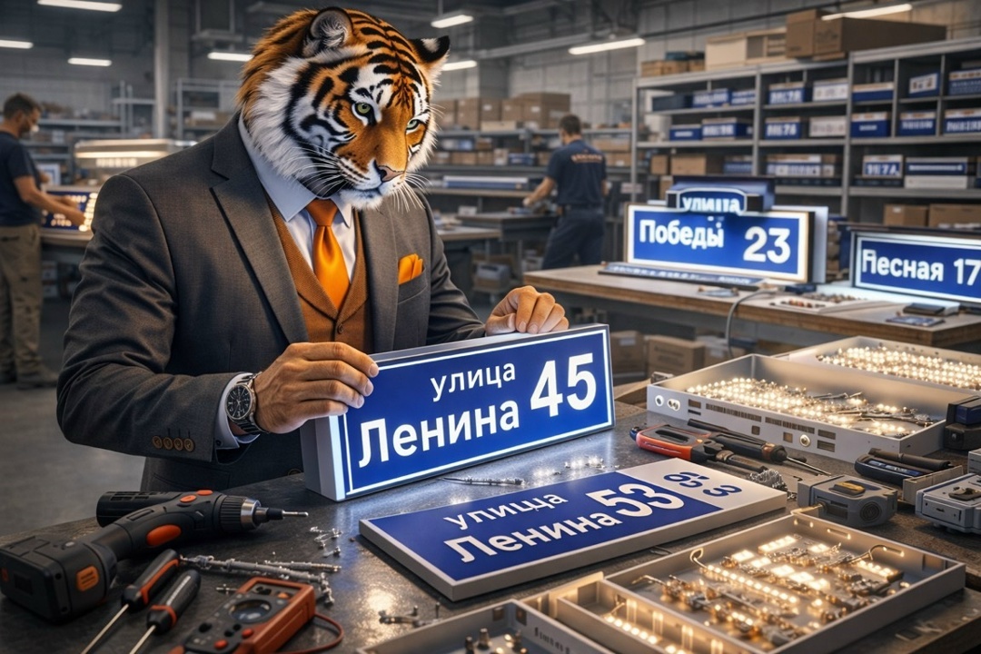 Домовые таблички в Солнечногорске — любых форм и размеров за 3 рабочих дня | Пресс-код