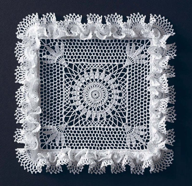 салфетка крючком