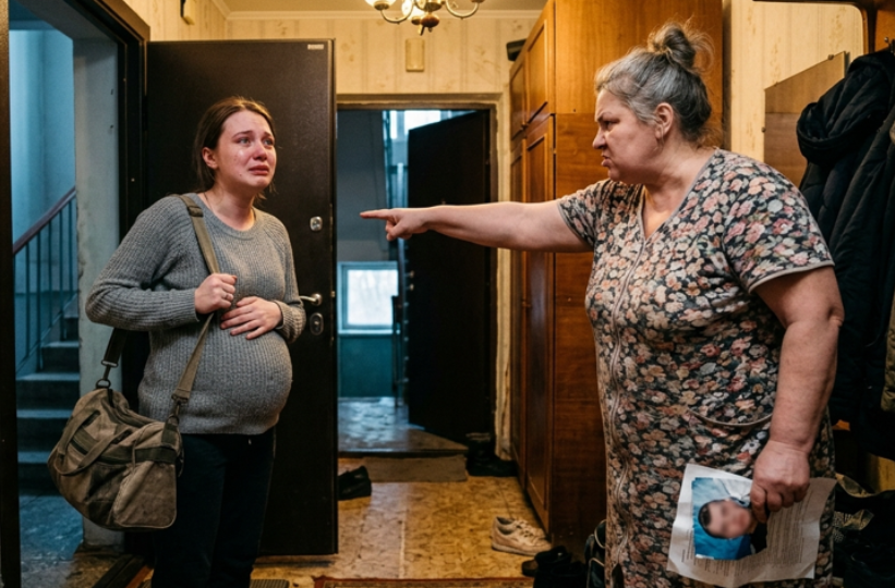 "Освобождай квартиру" — свекровь выгнала беременную невестку на улицу