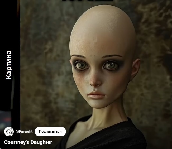 Эвоник, дочь Кортни Брауна – чудесный ребёнок! (источник: Farsight Institute)