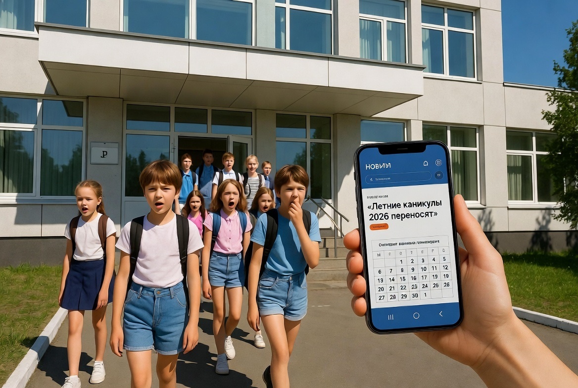 Летние каникулы-2026 раньше.