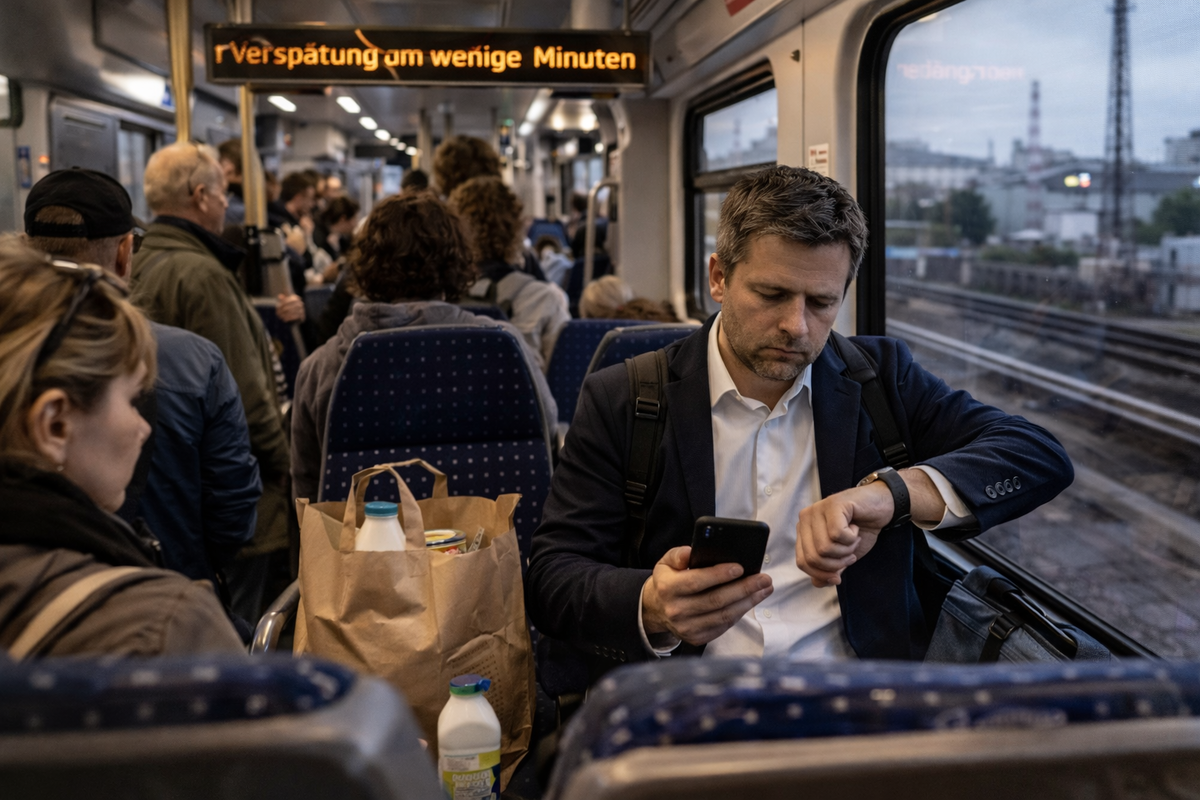 Снаружи это всё ещё выглядит как образцовая система, а внутри уже начинается знакомое взрослое раздражение: опять пересадка, опять задержка, опять день стал длиннее