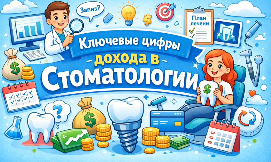 Что считать в стоматологии, кроме выручки. Ключевые показатели для роста дохода