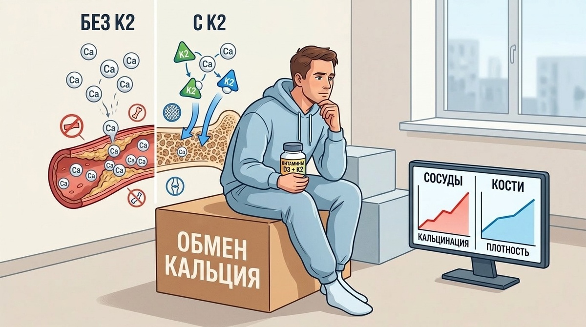 Связь витамина D и К 