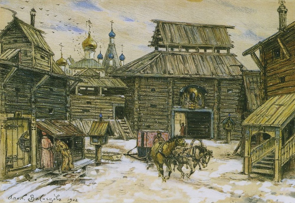 А. М. Васнецов. Старая Москва. 1903