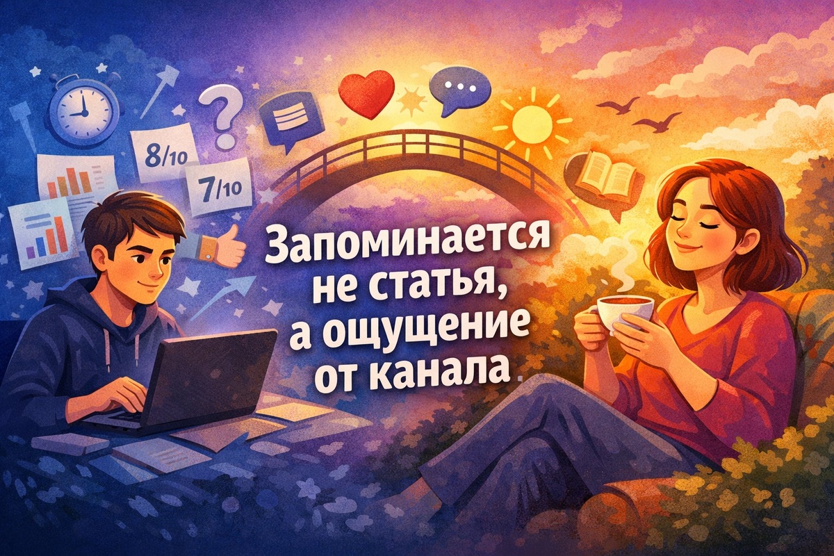 Почему читатель запоминает не статью, а ощущение от канала