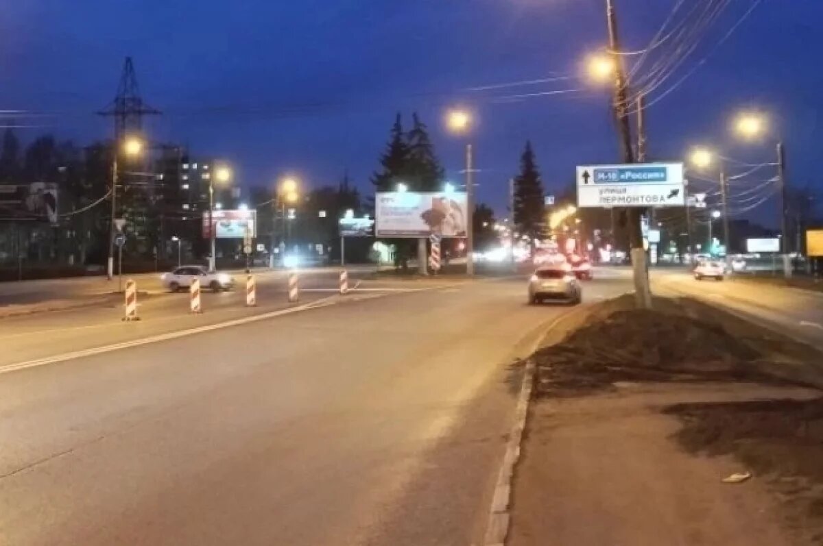    Мост в «Южном» Твери перекрыт: движение идёт по двум полосам вместо четырёх