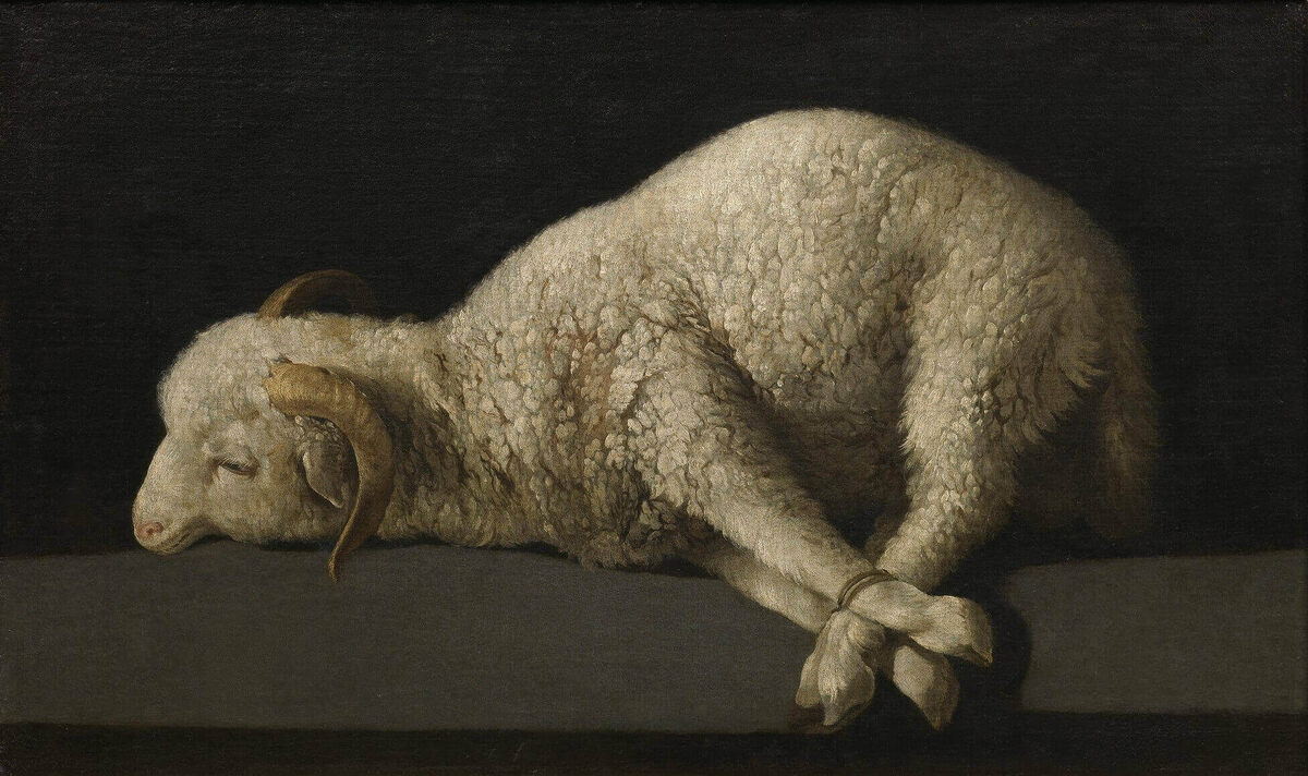 «Агнец Божий». Франсиско де Сурбаран, 1640 г.