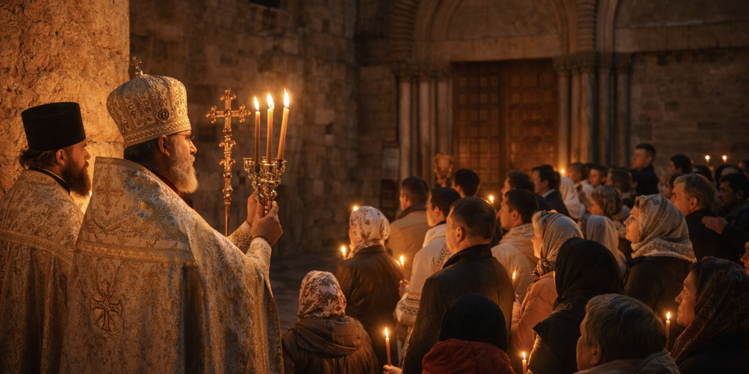 Пасха 2026 — 12 апреля: почему треснула колонна у Храма Гроба Господня