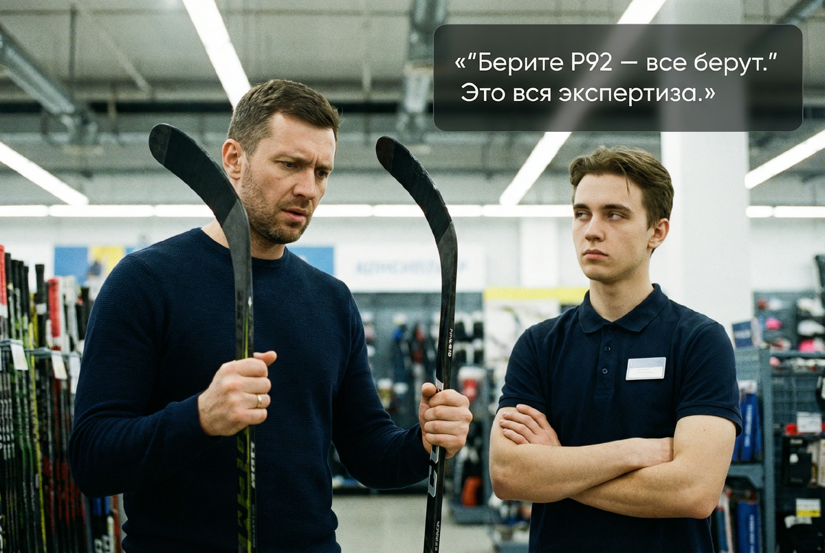 Консультант в сетевом магазине не обязан знать разницу между P28 и P92 — это не его работа