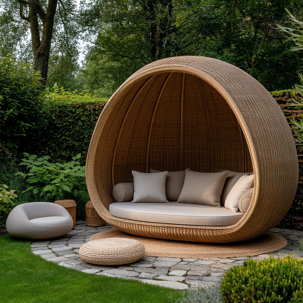 Уголок для медитаций в саду