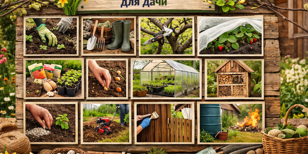 Дачный Календарь: Топ 10 ДЕЛ в Апреле для ДАЧИ