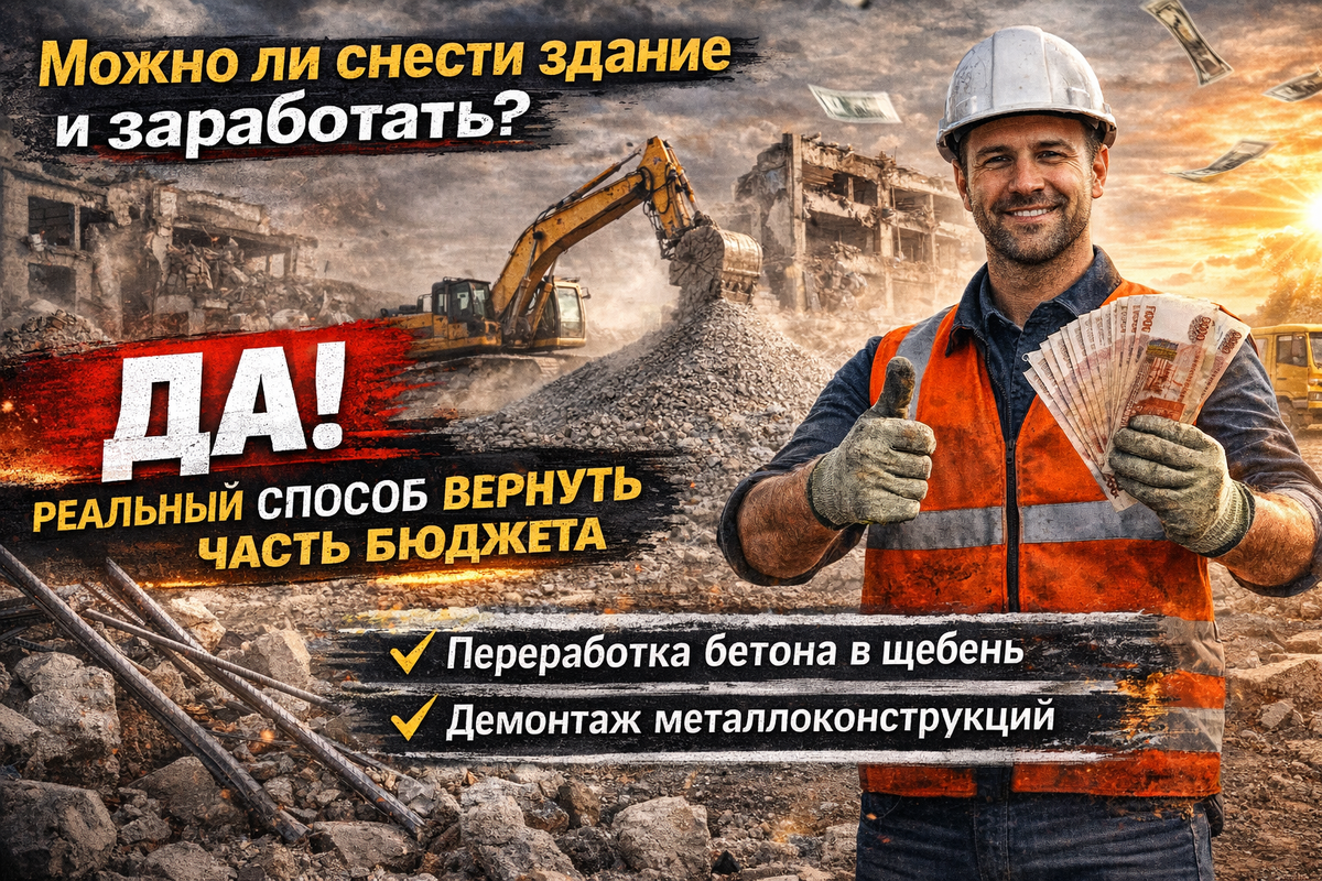  Можно ли снести здание и заработать на этом? Да!