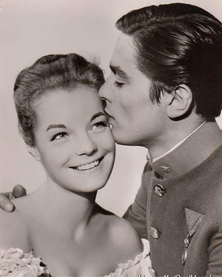 Роми Шнайдер и Ален Делон