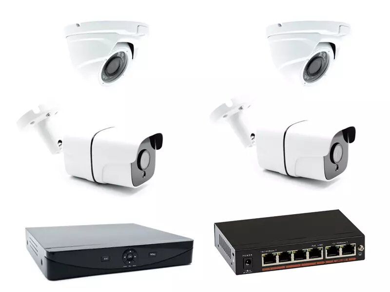 Система видеонаблюдения на 4 камеры