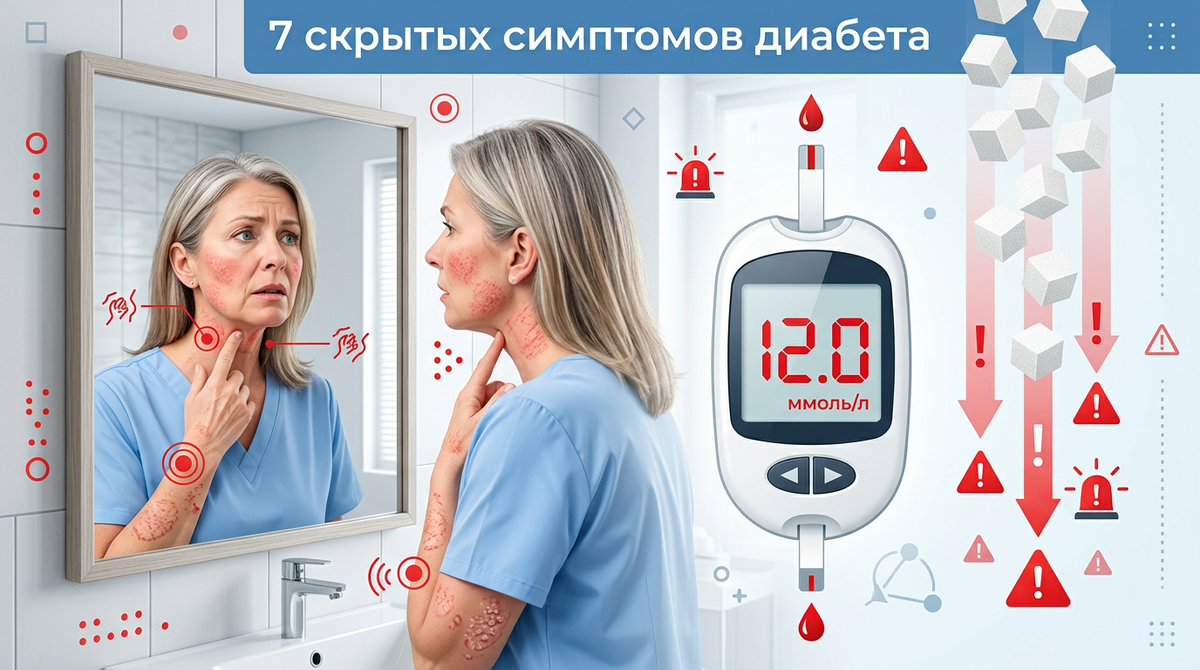 Сахар атакует! 7 скрытых симптомов диабета, которые вы принимаете за «возраст» (особенно после 50)