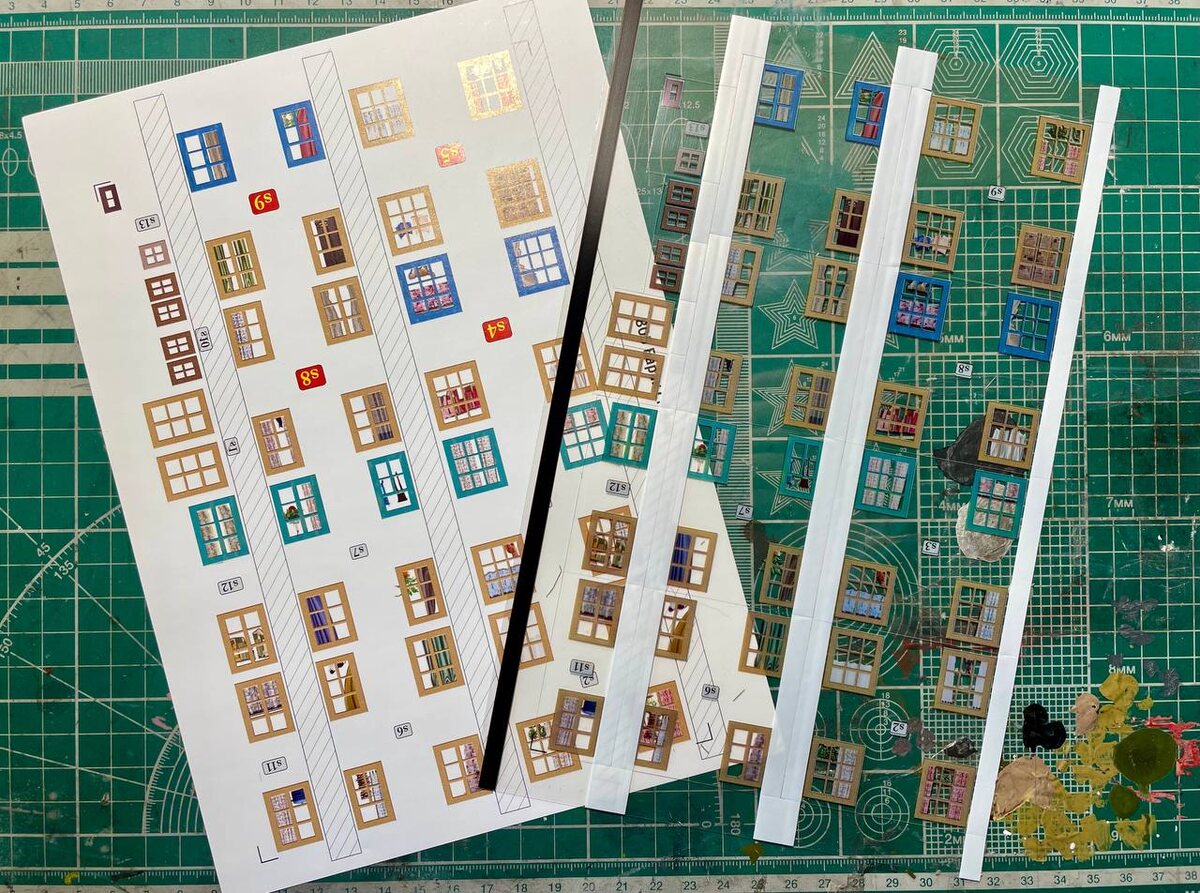 Для окон имеется отдельная инструкция и она имеет значение - номера некоторых окон перепутаны.