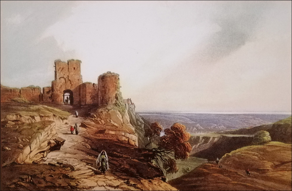 К.Боссоли. Остатки генуэзских укреплений на Чуфут-Кале