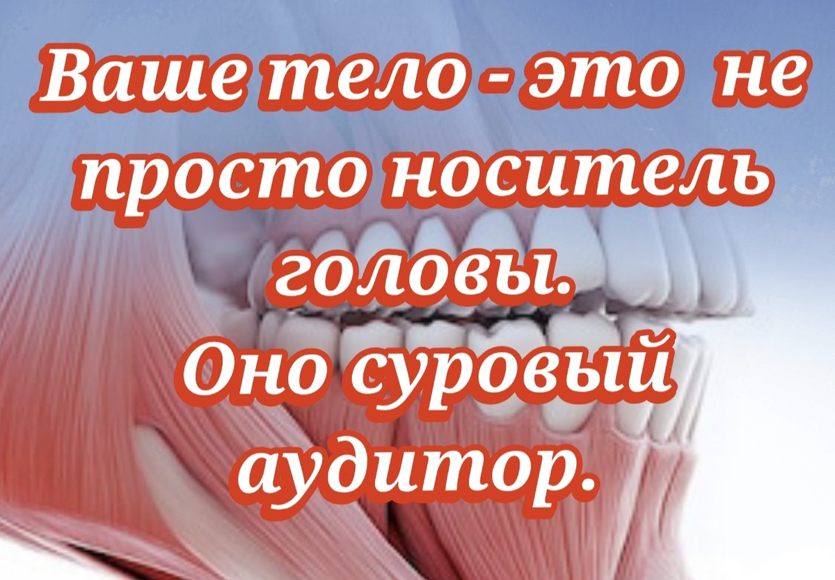 Ваше тело - это не просто носитель головы. Оно суровый аудитор. Психолог Крючков Дмитрий Олегович 