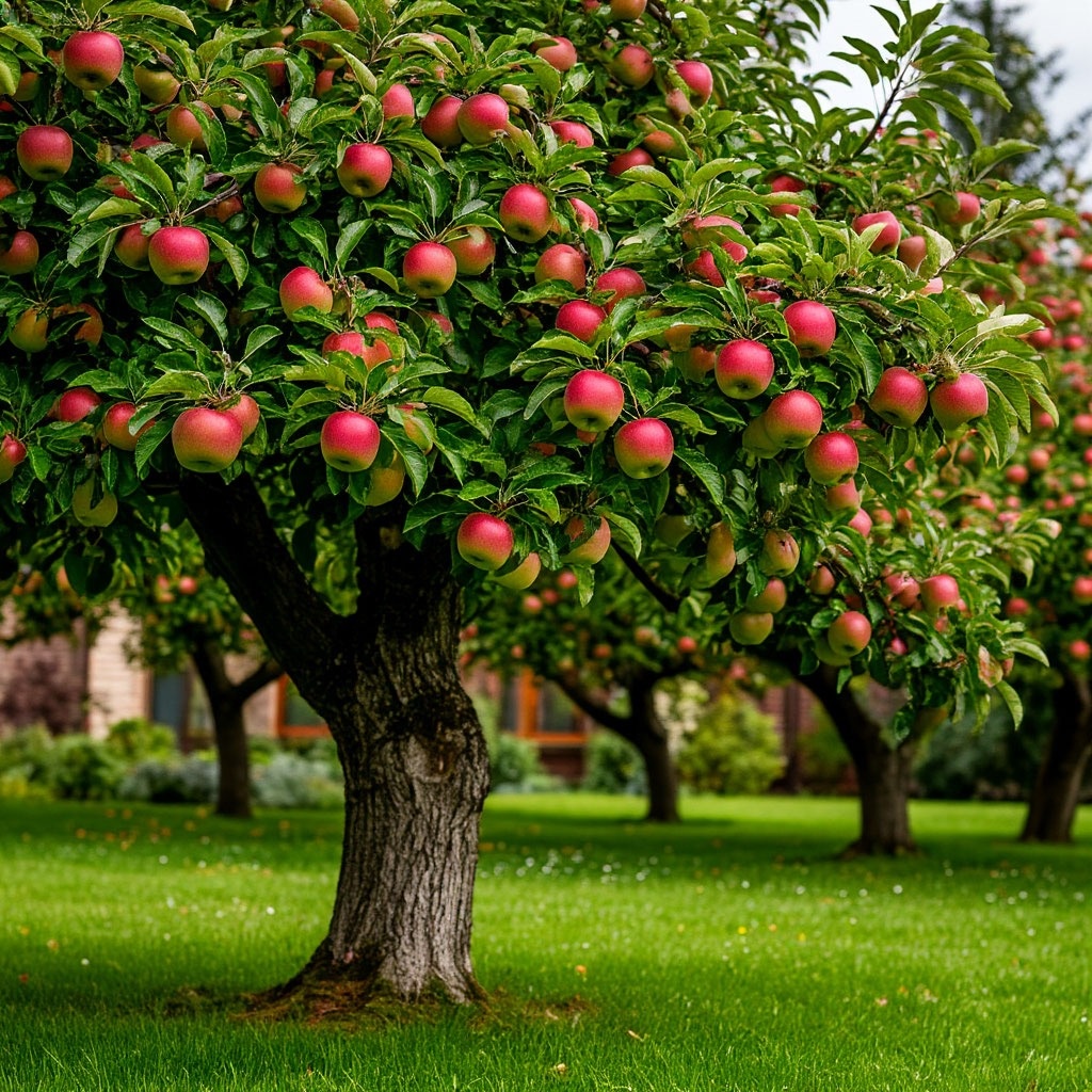 Яблоня в саду