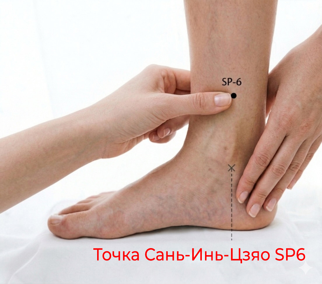 Массаж точки SP6: пошагово для фитнес дома и женского ЗОЖ.