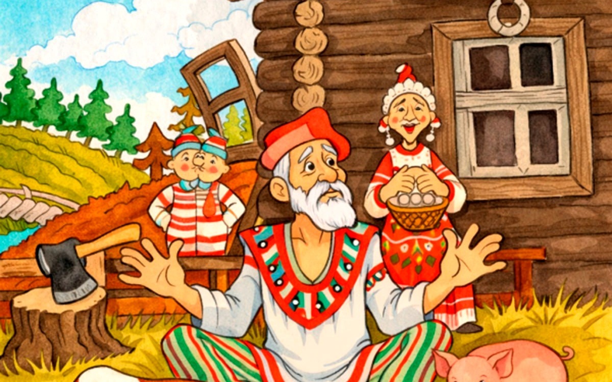 Когда дед остался у печи, а бабка ушла в поле