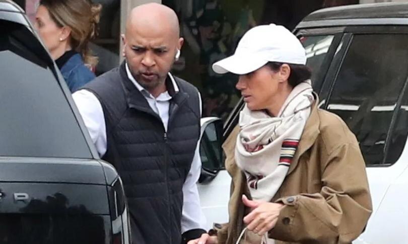    Источник: Karl Larsen / BACKGRID | Меган Маркл заметили за пасхальными покупками для Арчи и Лилибет