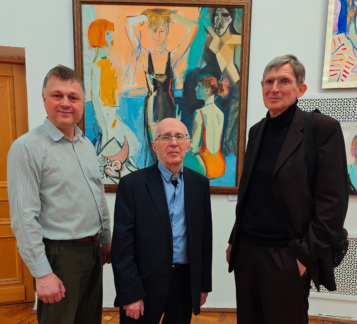 Слева направо: Артур Цапенко, Сергей Петрович Рожнов, Александр Владимирович Туров 