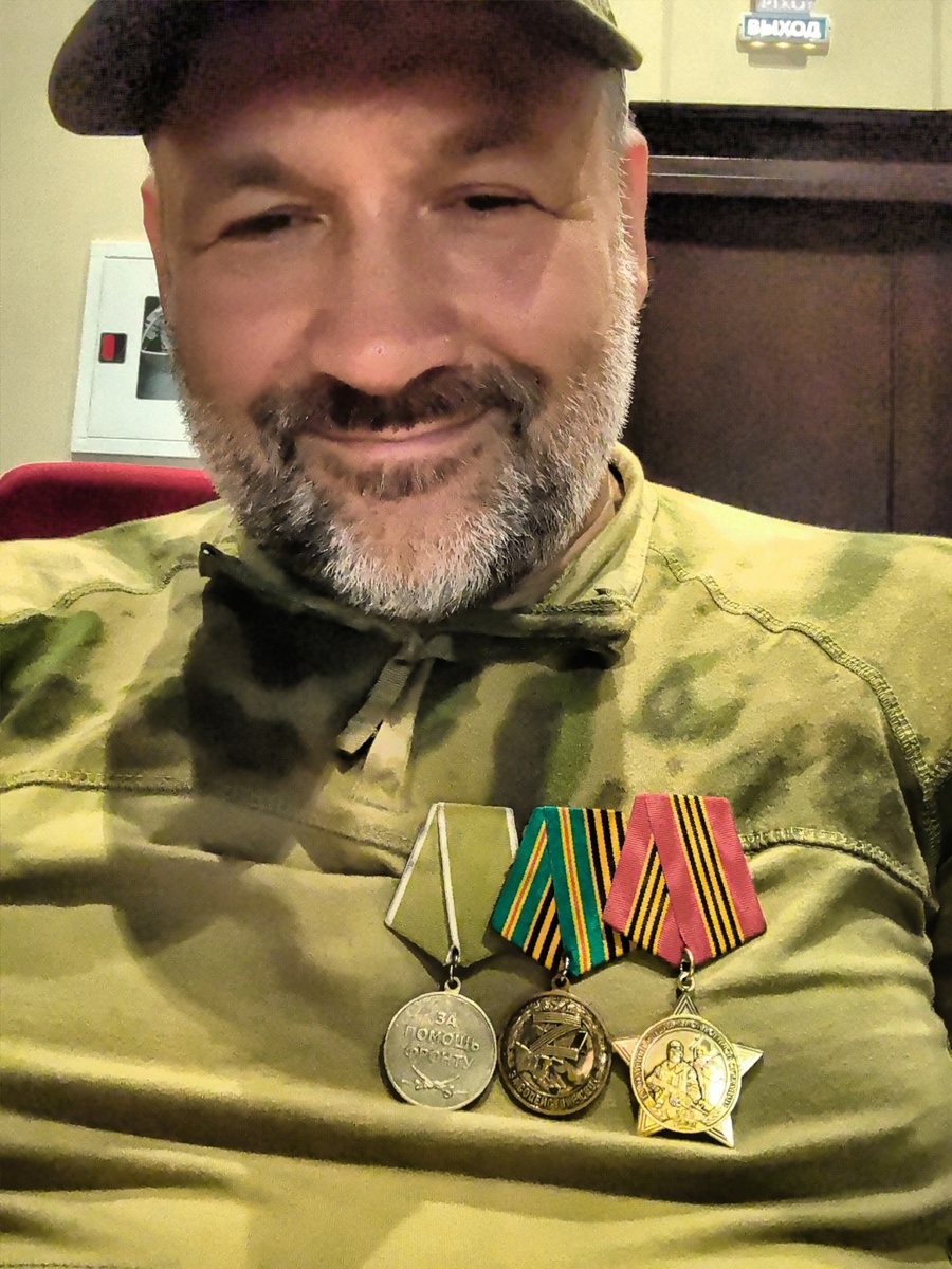 Фронтовой звонарь Вадим Мартовой. Фото  со странички Вадима в ВК. 