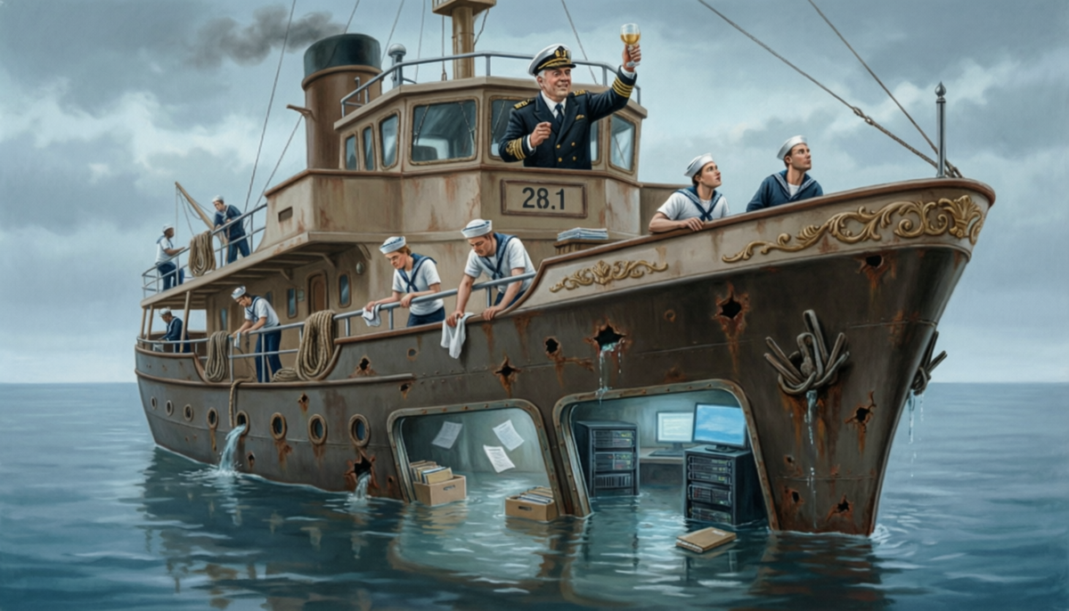 Тонущий корабль можно спасти, пока он на плаву