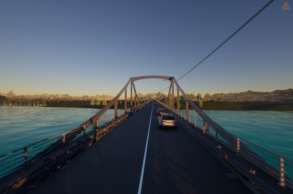    Визуализация проекта Платовского моста. Источник: nskavtodor.ru