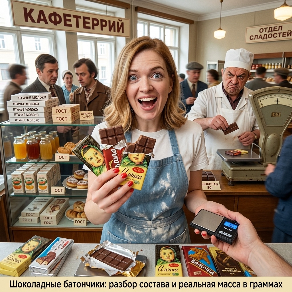    Анализ ингредиентов и проверка реальной массы шоколадных батончиков. admin