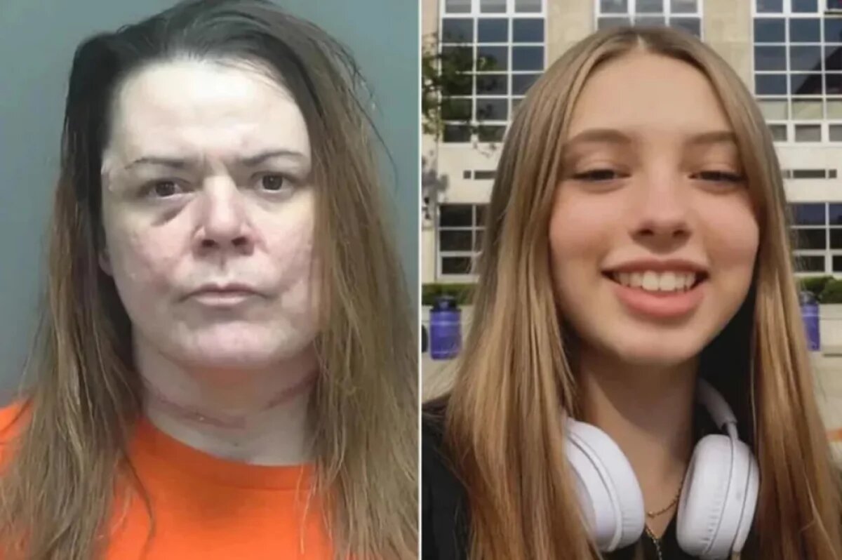    Тайис Онински и её дочь.