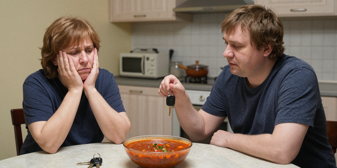 — Машина это моё, — сказал муж за ужином. А общую ипотеку мы продолжим платить пополам