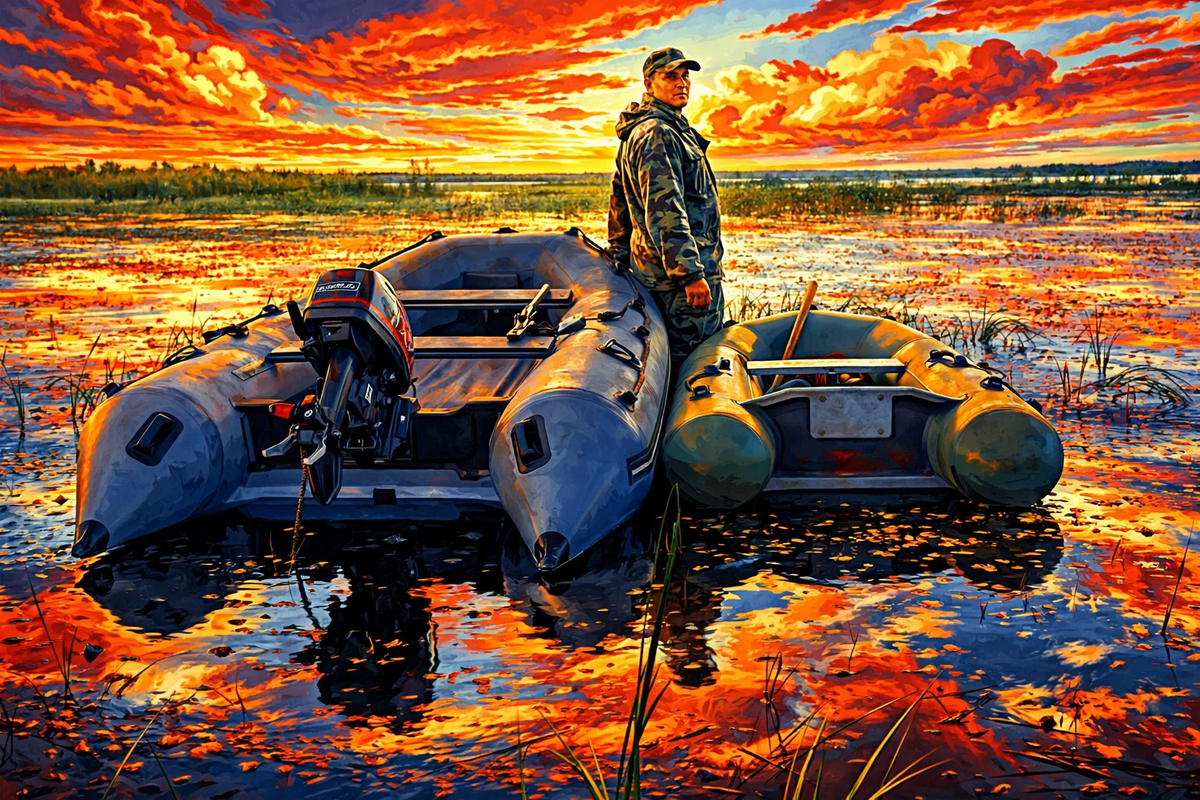 Какая лодка лучше, маленькая или большая.