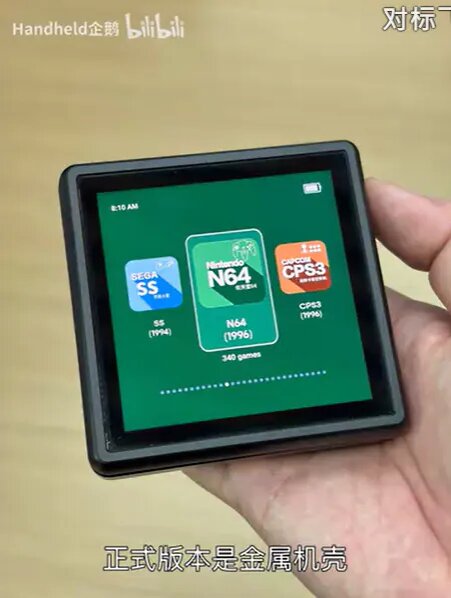    Консоль-слайдер Anbernic с квадратным экраном показали «вживую» [ВИДЕО]