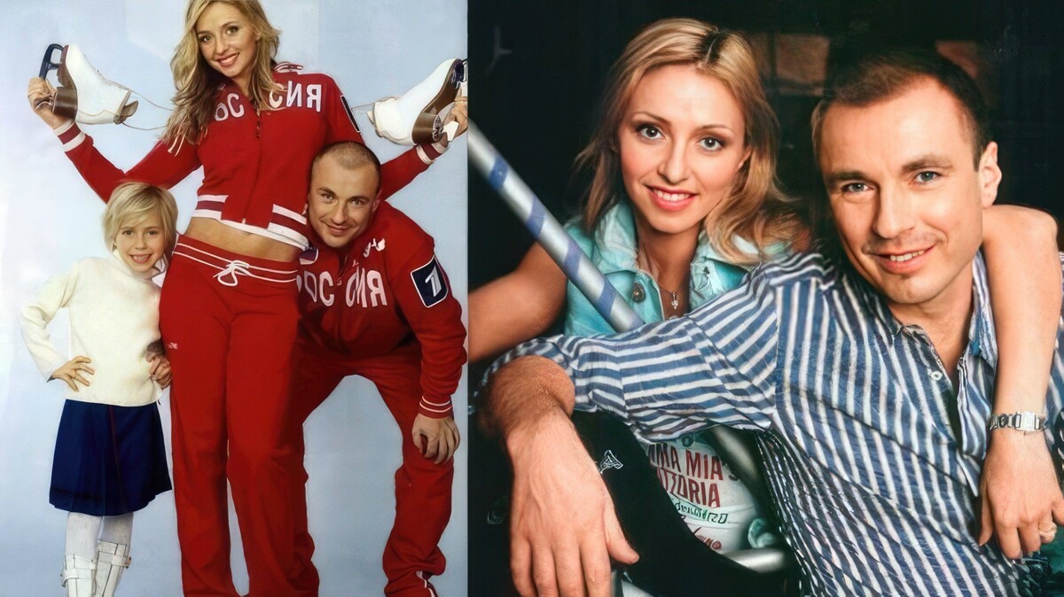 Татьяна Навка, Александр Жулин и их дочь Александра / фото из семейного архива