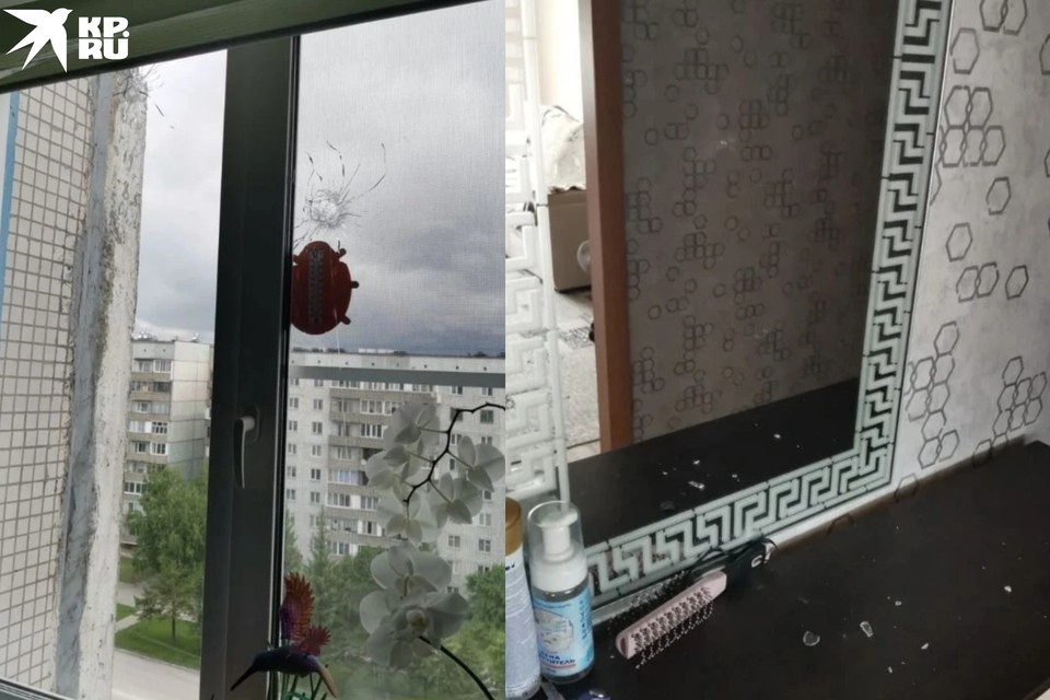 После подачи в суд на УК квартиру Надежды обстреляли. Фото: Предоставлено Надеждой