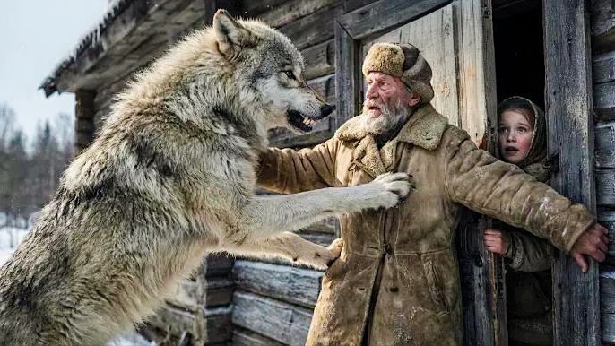 Старый Волк рвался в избу, где спала маленькая девочка, а дядя Паша не пускал. А что произошло дальше тронуло до глубины души