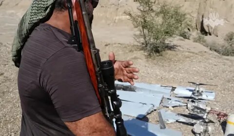 Сбитый дрон.  фото: яндекс.