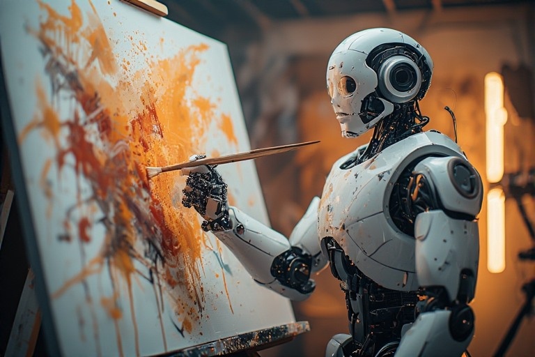 Творчество машин: 3 робота-художника, покорившие мир искусства