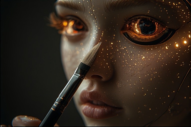 Ai-Da — первый в мире робот-художник, чьи картины продаются на аукционах за десятки тысяч евро.