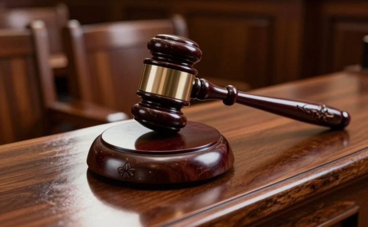 Молоток судьи. Фото: сгенерировано с помощью нейросети "Алиса", "Атмосфера"