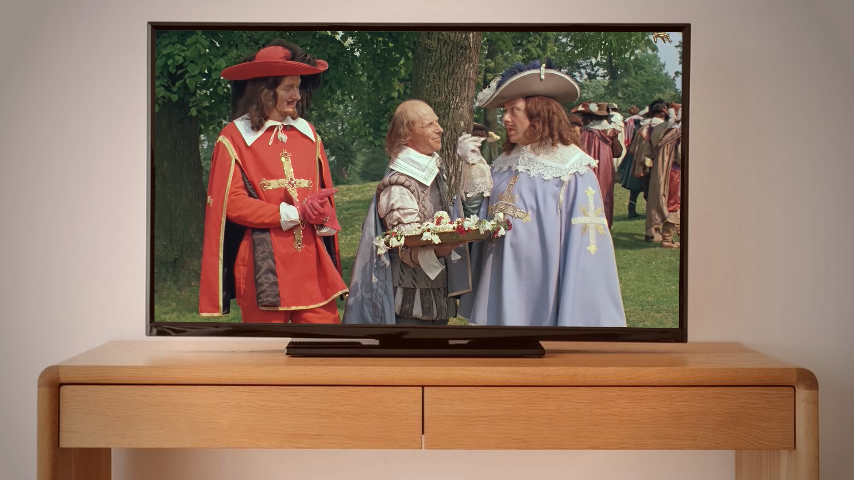 Кадр из фильма "Д`Артаньян и три мушкетера" 1979г.