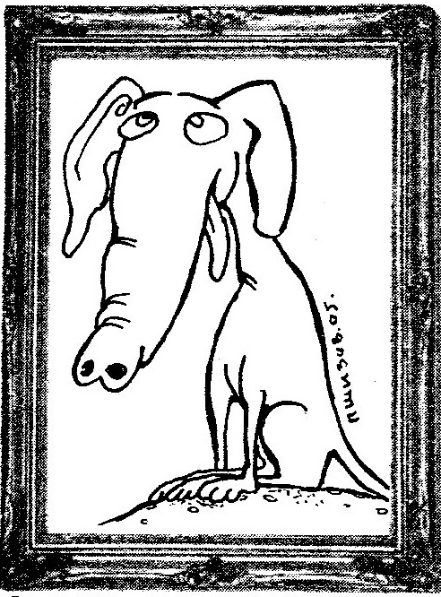 Сергей Пшизов. Рисунок для газеты "Северная правда". 2005 год.