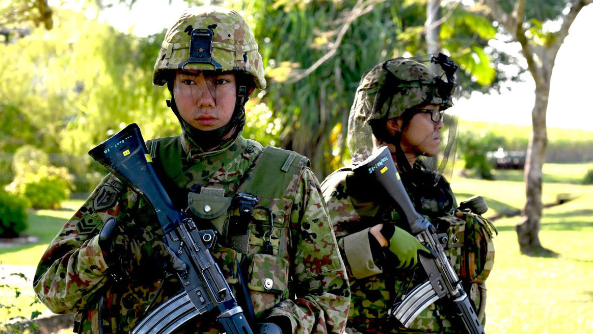    Соцсети / x.com/Japan_GSDF