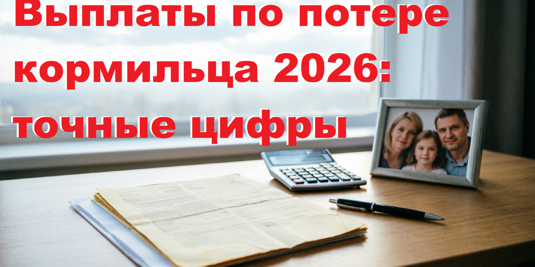 Пенсия по потере кормильца в 2026 году: реальные суммы и когда ждать первых выплат