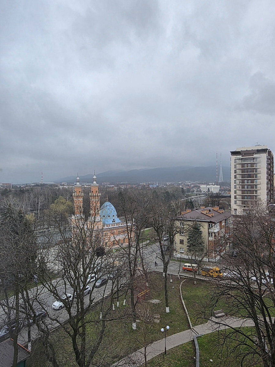 Вид из окна отеля 