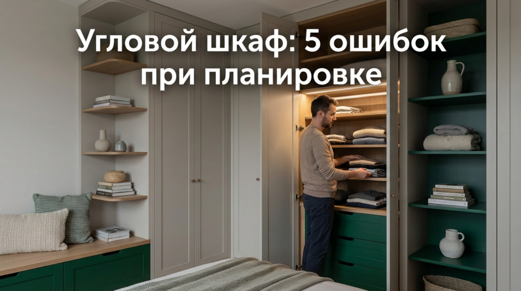    Различные варианты конфигурации угловых шкафов для оптимизации пространства в спальне MDKUHNY