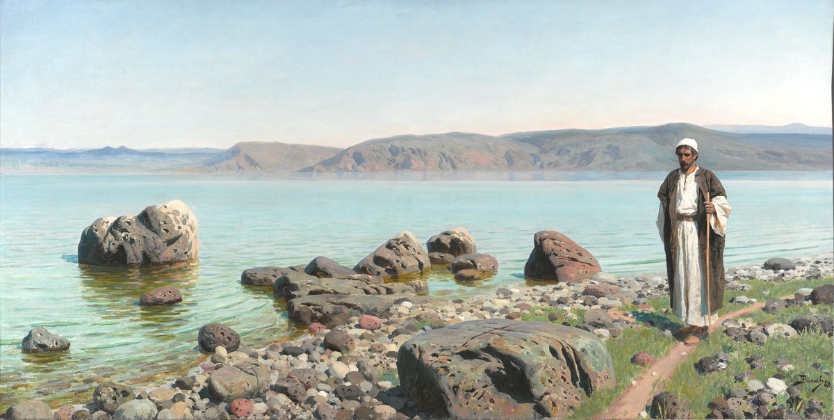 Картина В. Д. Поленова «На Тивериадском (Генисаретском) озере» (1888). Источник: wikipedia.org